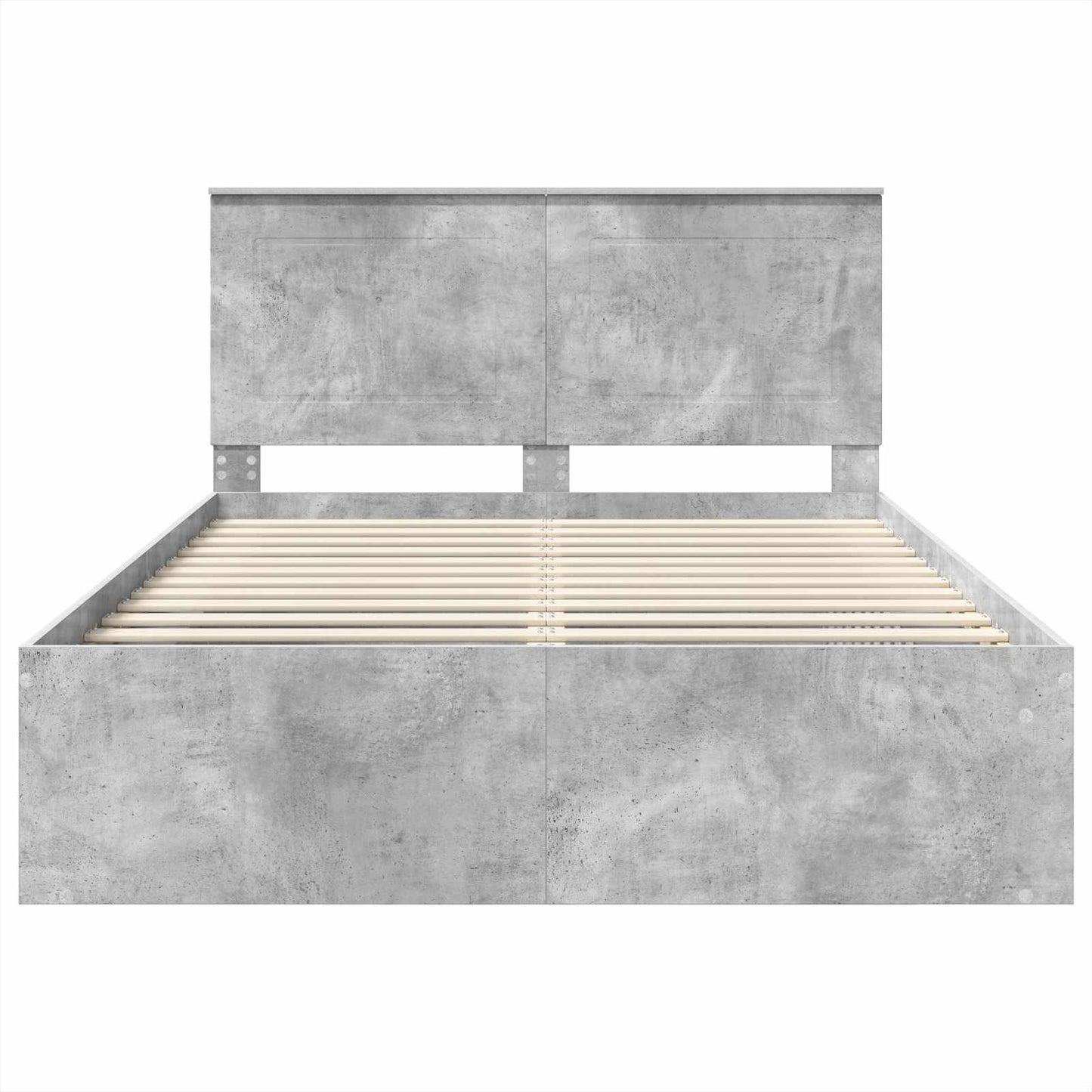 Bed Frame with Headboard Concerte 160 x 200 cm Solid Pine Wood
