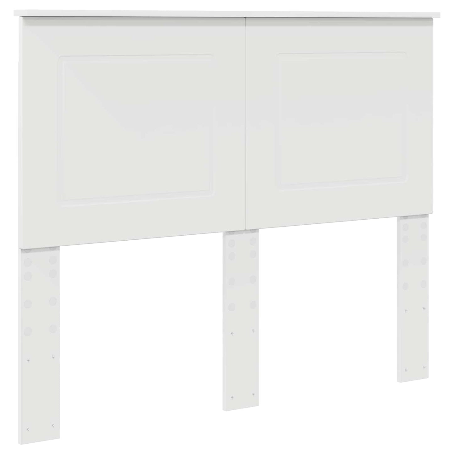 Bed Frame with Headboard White 120 x 200 cm Solid Pine Wood