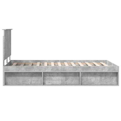 Bed Frame with Headboard Concerte 120 x 200 cm Solid Pine Wood