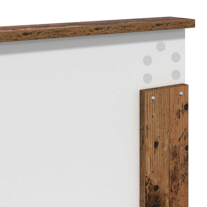 Bed Frame with Headboard Old Wood 120 x 200 cm Solid Pine Wood