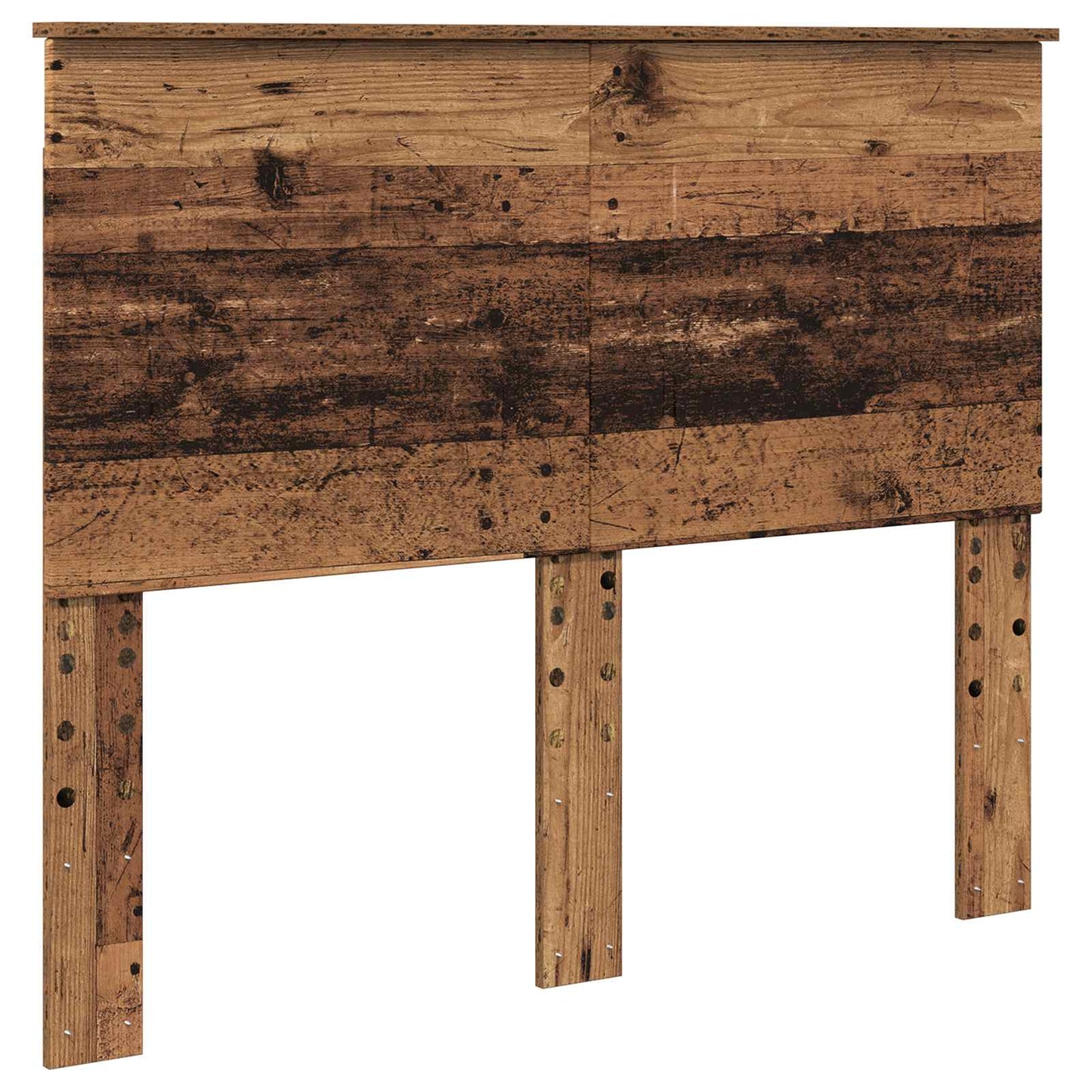 Bed Frame with Headboard Old Wood 120 x 200 cm Solid Pine Wood