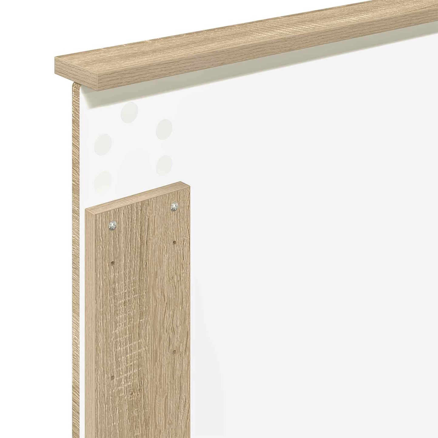 Bed Frame with Headboard Sonoma 100 x 200 cm Solid Pine Wood