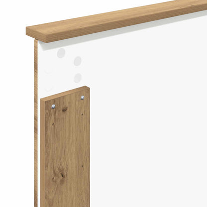 Bed Frame Artisian Oak 100 x 200 cm Solid Pine Wood