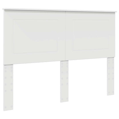 Bed Frame with Drawer White 160 x 200 cm Engineer Wood