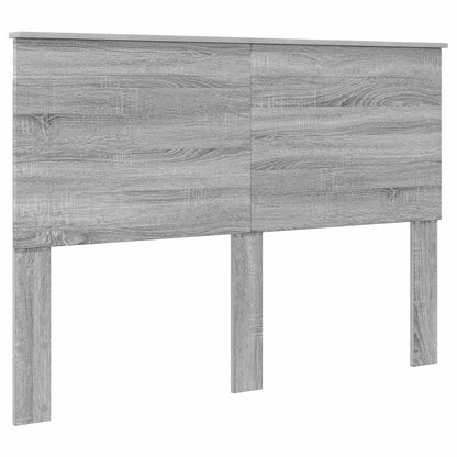 Bed Frame with Drawer Grey Sonoma 150 x 200 cm Engineer Wood