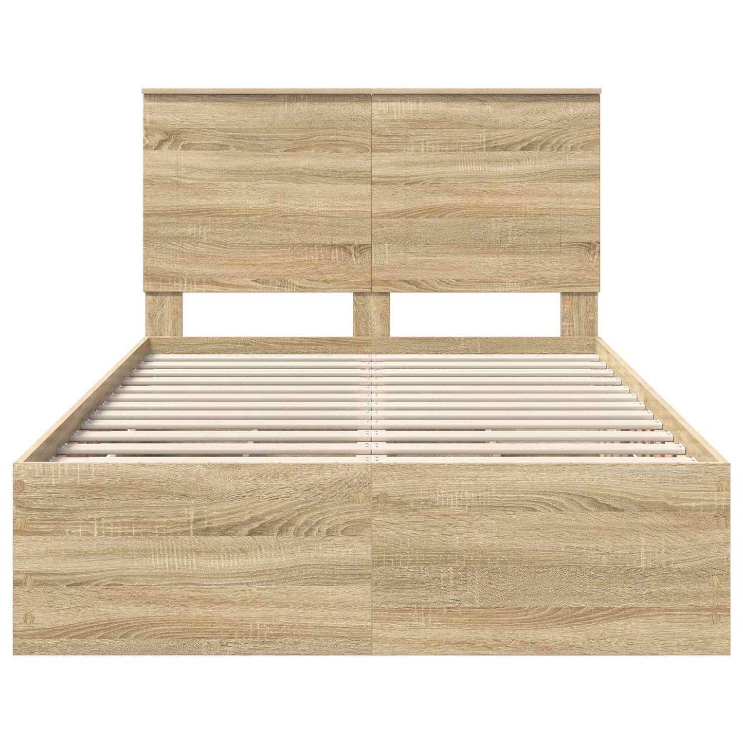 Bed Frame with Drawer Sonoma Oak 120 x 200 cm Engineer Wood