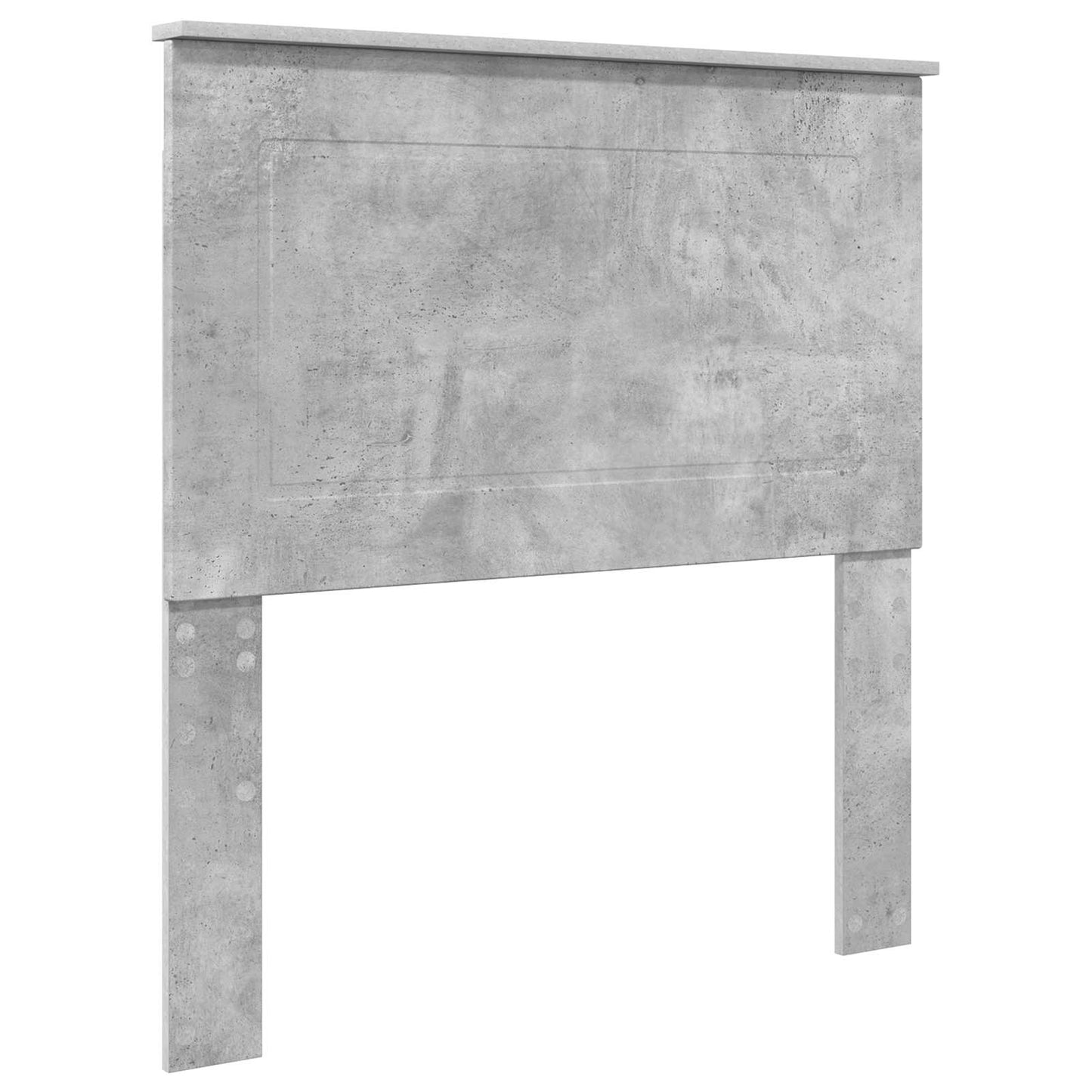 Storage Bed Concrete Grey 100 x 200 cm Engineered Wood