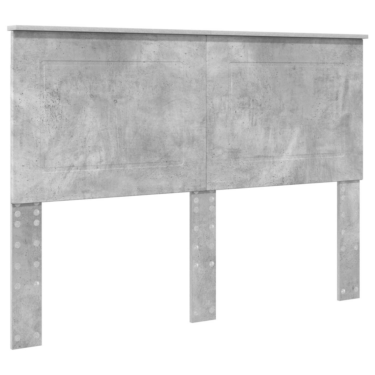 Bed Frame Concrete Grey 160 x 200 cm Engineered Wood