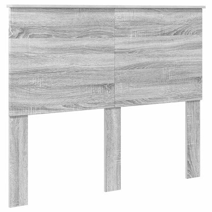 Bed Frame with Drawer Grey Sonoma 135 x 190 cm Engineered Wood