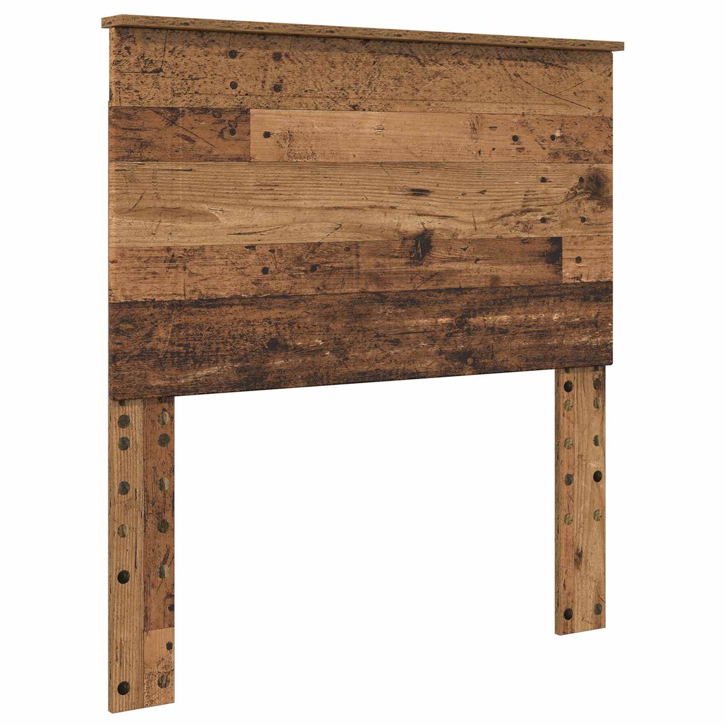 Bed Frame with Headboard Old Wood 90 x 190 cm Engineered Wood