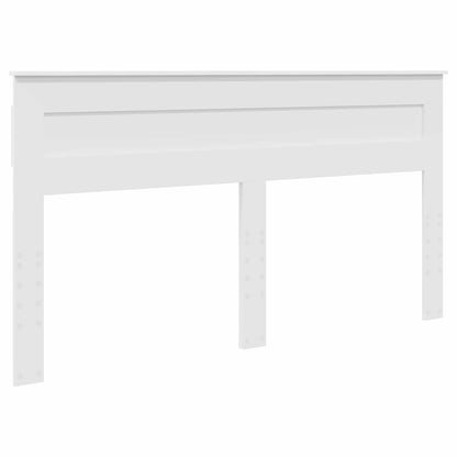 Bed Frame with Headboard White 180 x 200 cm Solid Pine Wood