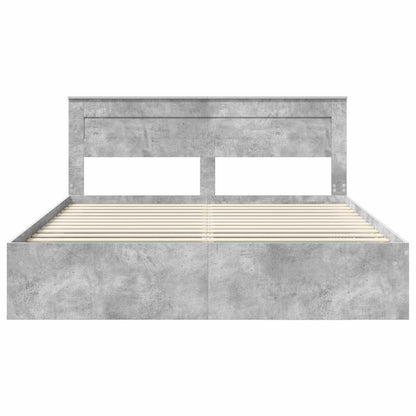 Bed Frame with Headboard Concerte 180 x 200 cm Solid Pine Wood