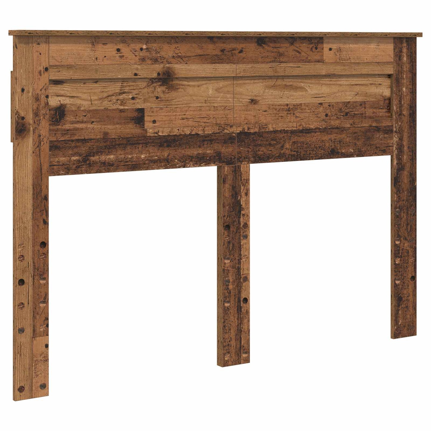 Bed Frame with Headboard Old Wood 150 x 200 cm Solid Pine Wood