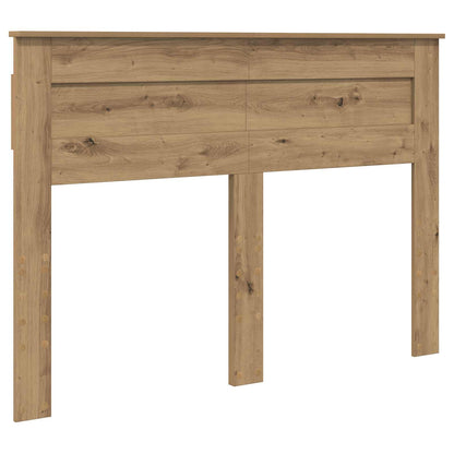 Bed Frame Artisian Oak 140 x 190 cm Solid Pine Wood