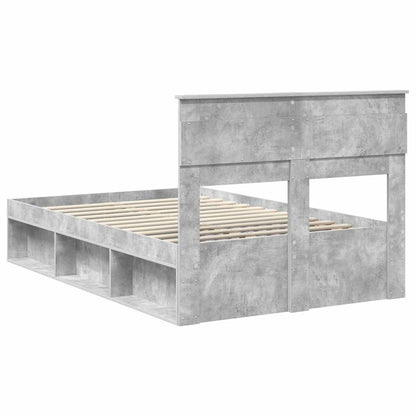 Bed Frame with Headboard Concerte 120 x 190 cm Solid Pine Wood
