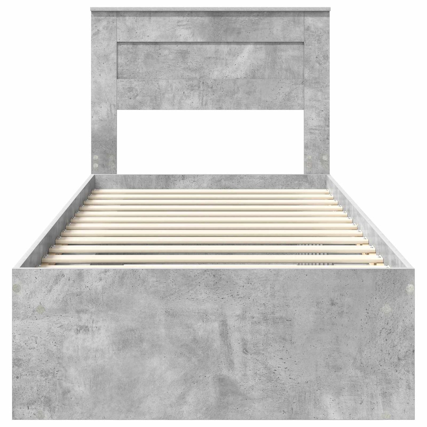 Bed Frame Concerte Grey 90 x 190 cm Solid Pine Wood