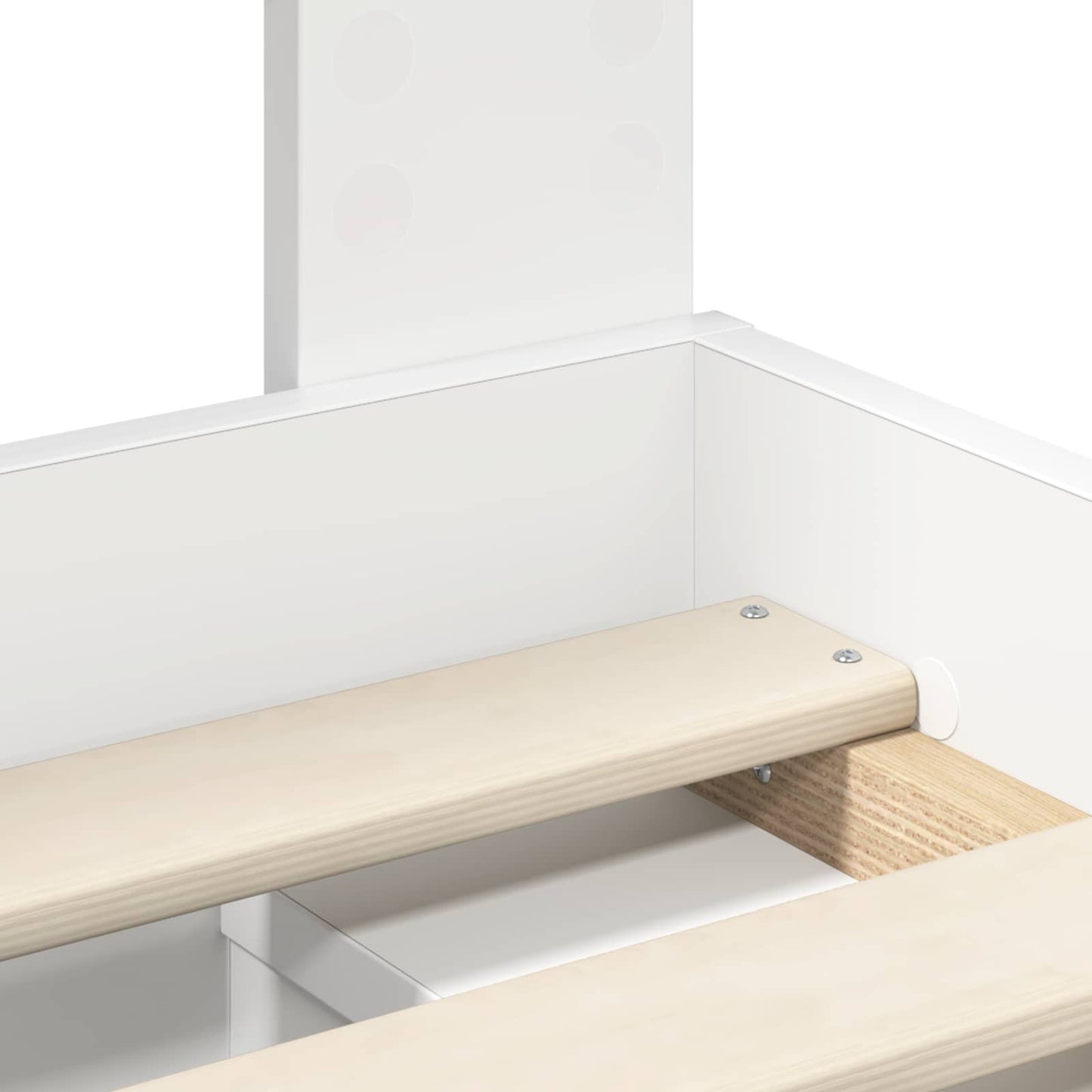 Bed Frame with Headboard White 75 x 190 cm Solid Pine Wood
