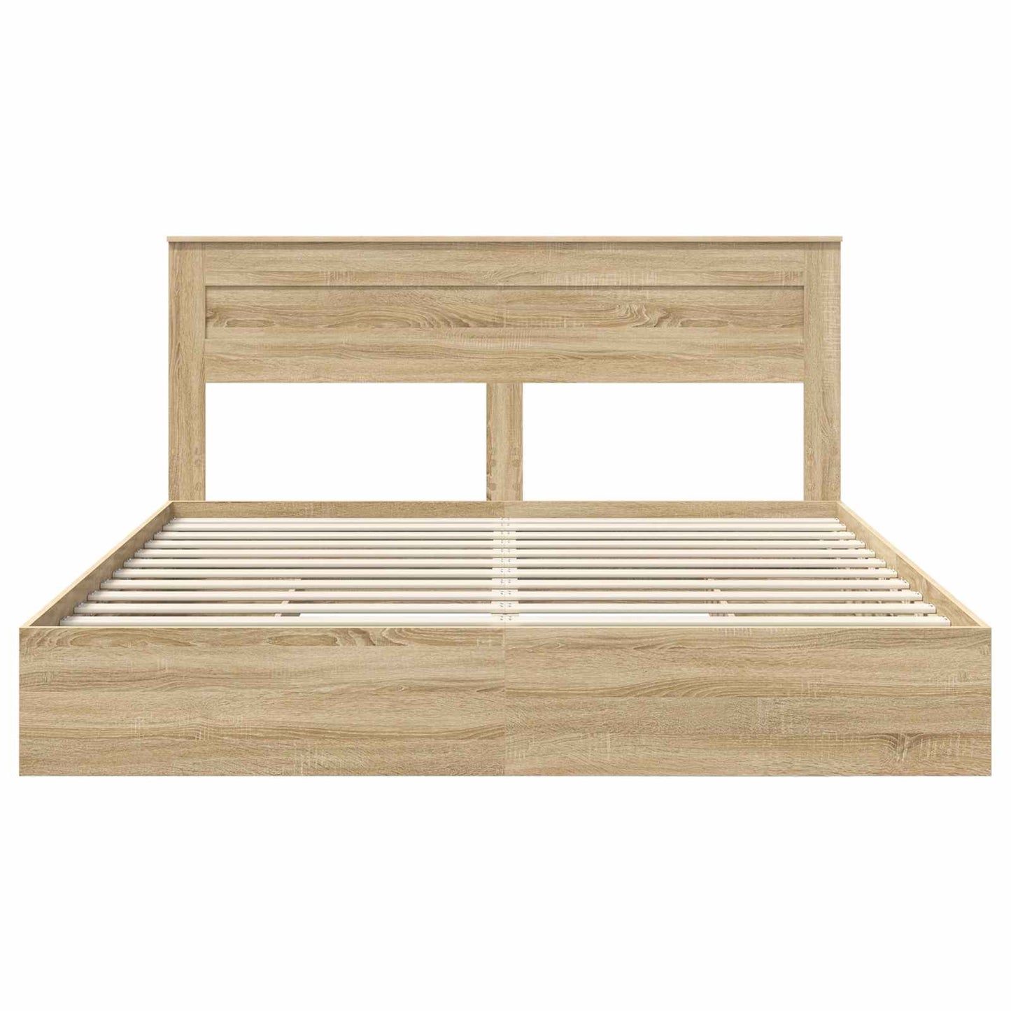 Storage Bed with Drawer Sonoma Oak 180 x 200 cm Engineered Wood