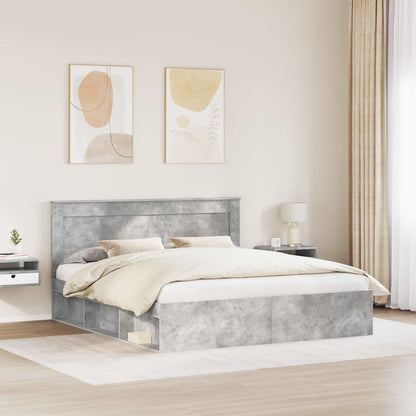 Bed Frame with Headboard Concerte 180 x 200 cm Solid Pine Wood
