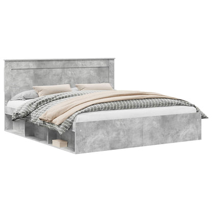 Bed Frame with Headboard Concerte 180 x 200 cm Solid Pine Wood