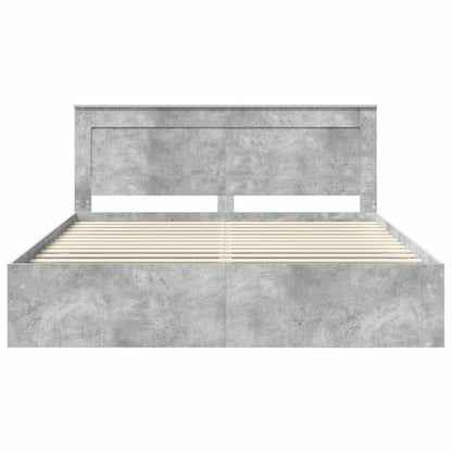 Bed Frame with Headboard Concerte 180 x 200 cm Solid Pine Wood