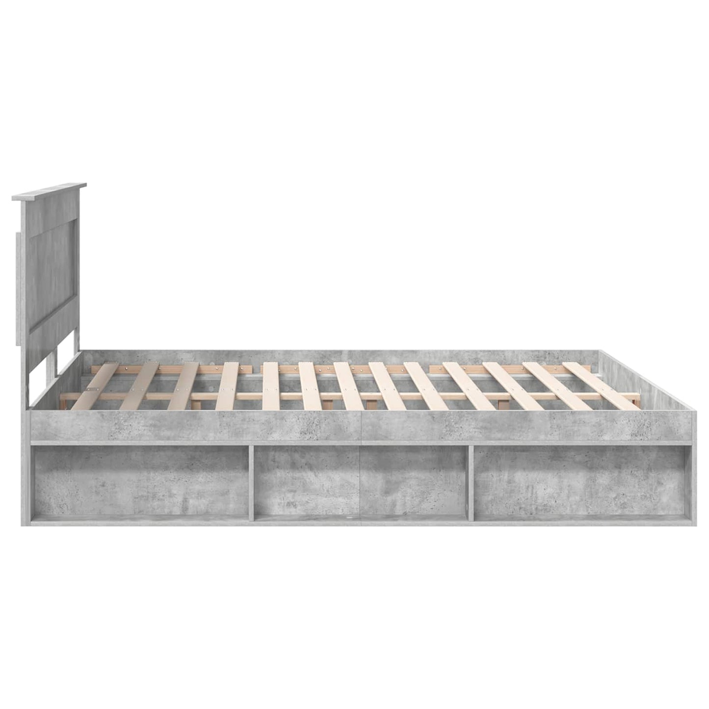 Bed Frame with Headboard Concerte 180 x 200 cm Solid Pine Wood