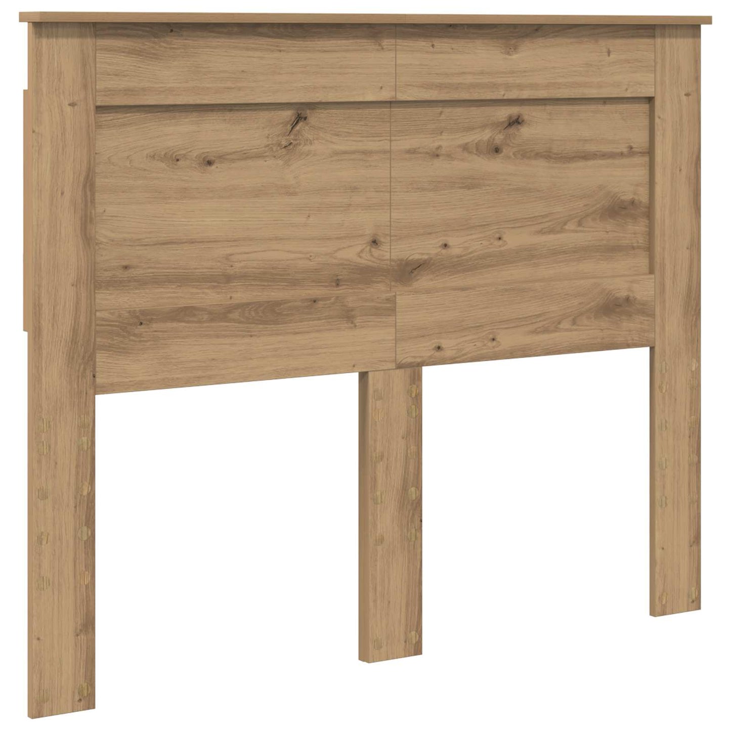 Bed Frame Artisian Oak 120 x 190 cm Solid Pine Wood