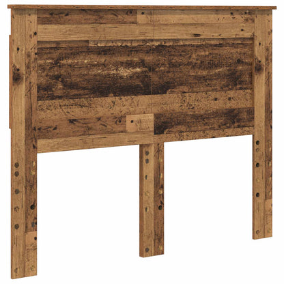 Bed Frame with Headboard Old Wood 120 x 200 cm Solid Pine Wood