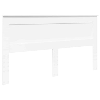 Bed Frame with Drawer White 200 x 200 cm Engineer Wood