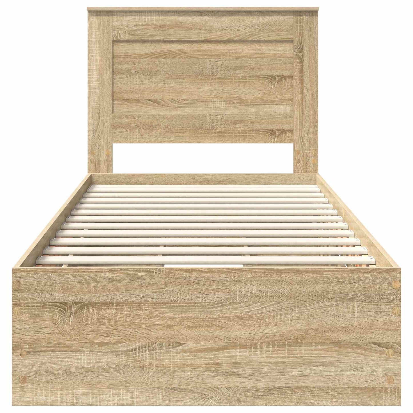 Bed Frame with Drawer Sonoma Oak 100 x 200 cm Engineer Wood