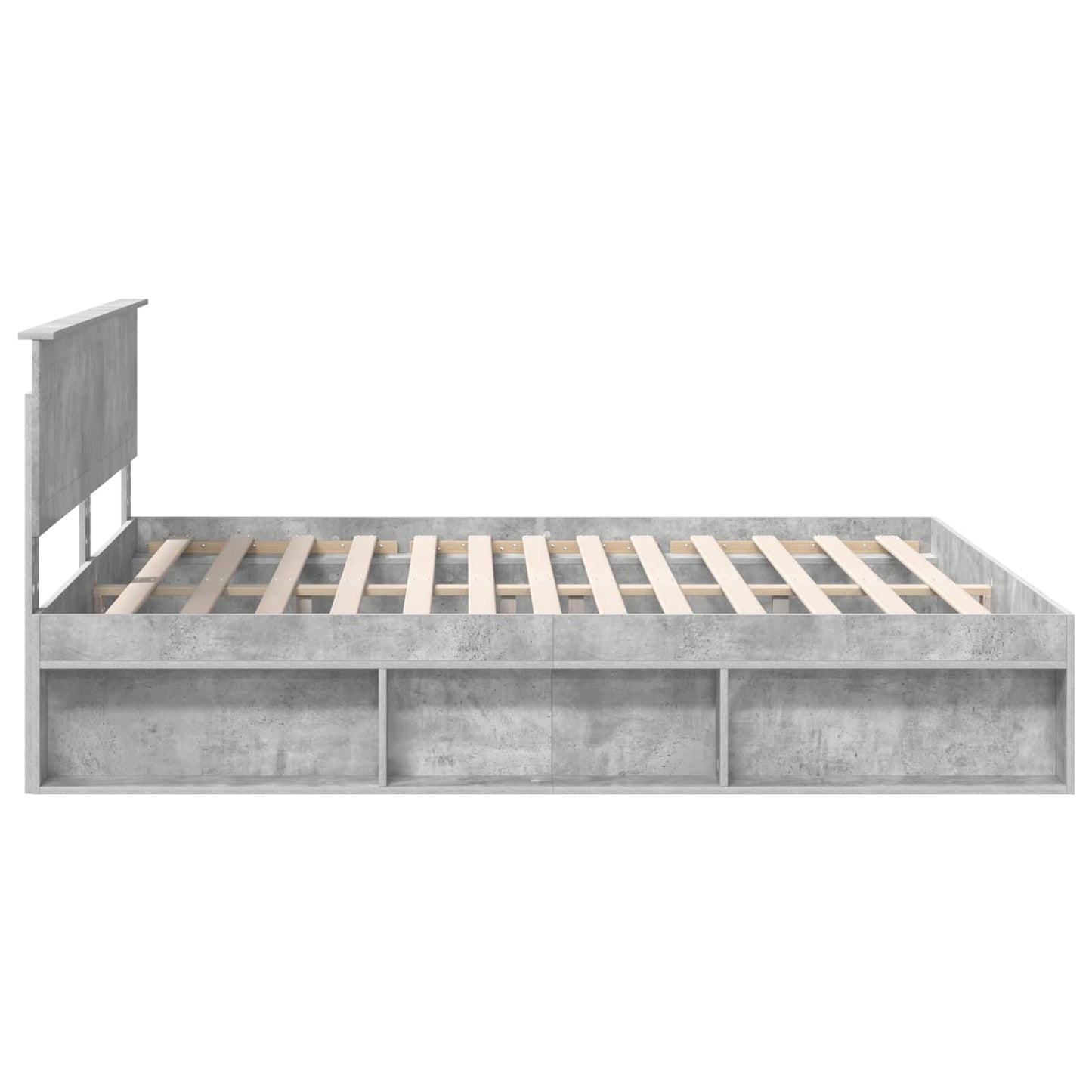 Bed Frame with Headboard Concerte 180 x 200 cm Solid Pine Wood