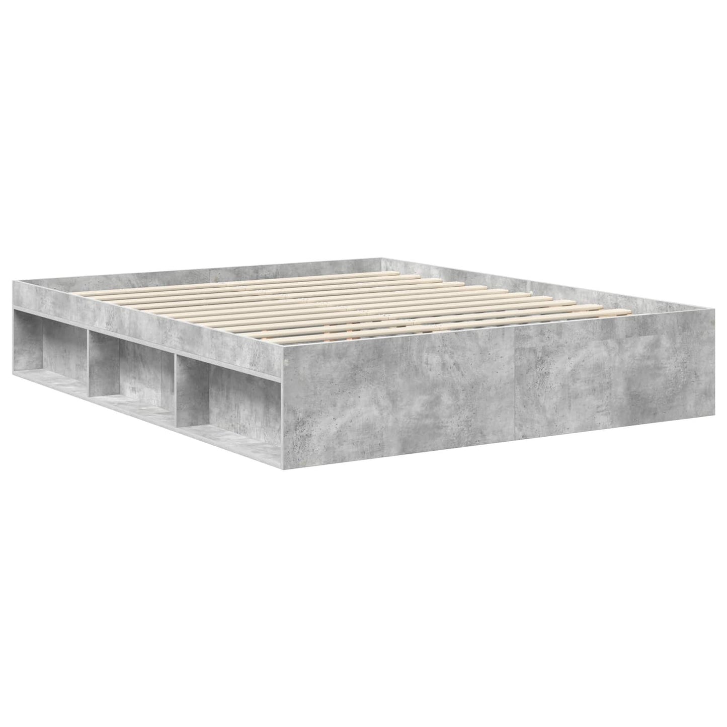Bed Frame with Headboard Concerte 160 x 200 cm Solid Pine Wood