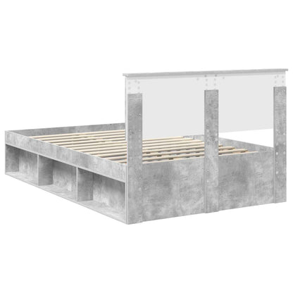 Bed Frame with Headboard Concerte 120 x 190 cm Solid Pine Wood