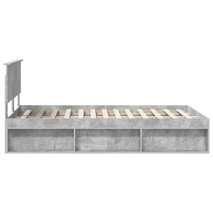 Bed Frame with Headboard Concerte 120 x 190 cm Solid Pine Wood