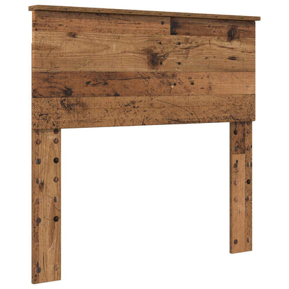 Bed Frame with Headboard Old Wood 90 x 200 cm Solid Pine Wood