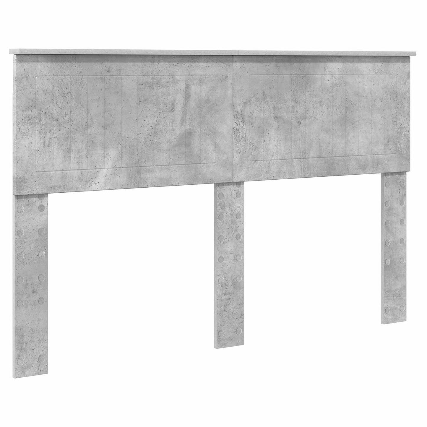 Bed Frame with Drawer Concrete Grey 140 x 200 cm Engineer Wood