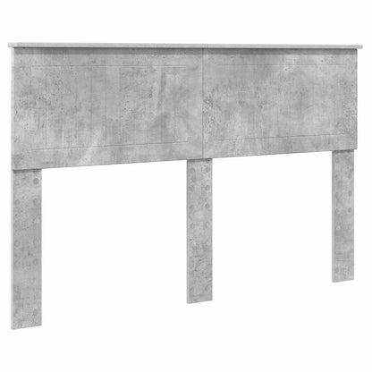 Bed Frame with Drawer Concrete Grey 140 x 190 cm Engineer Wood