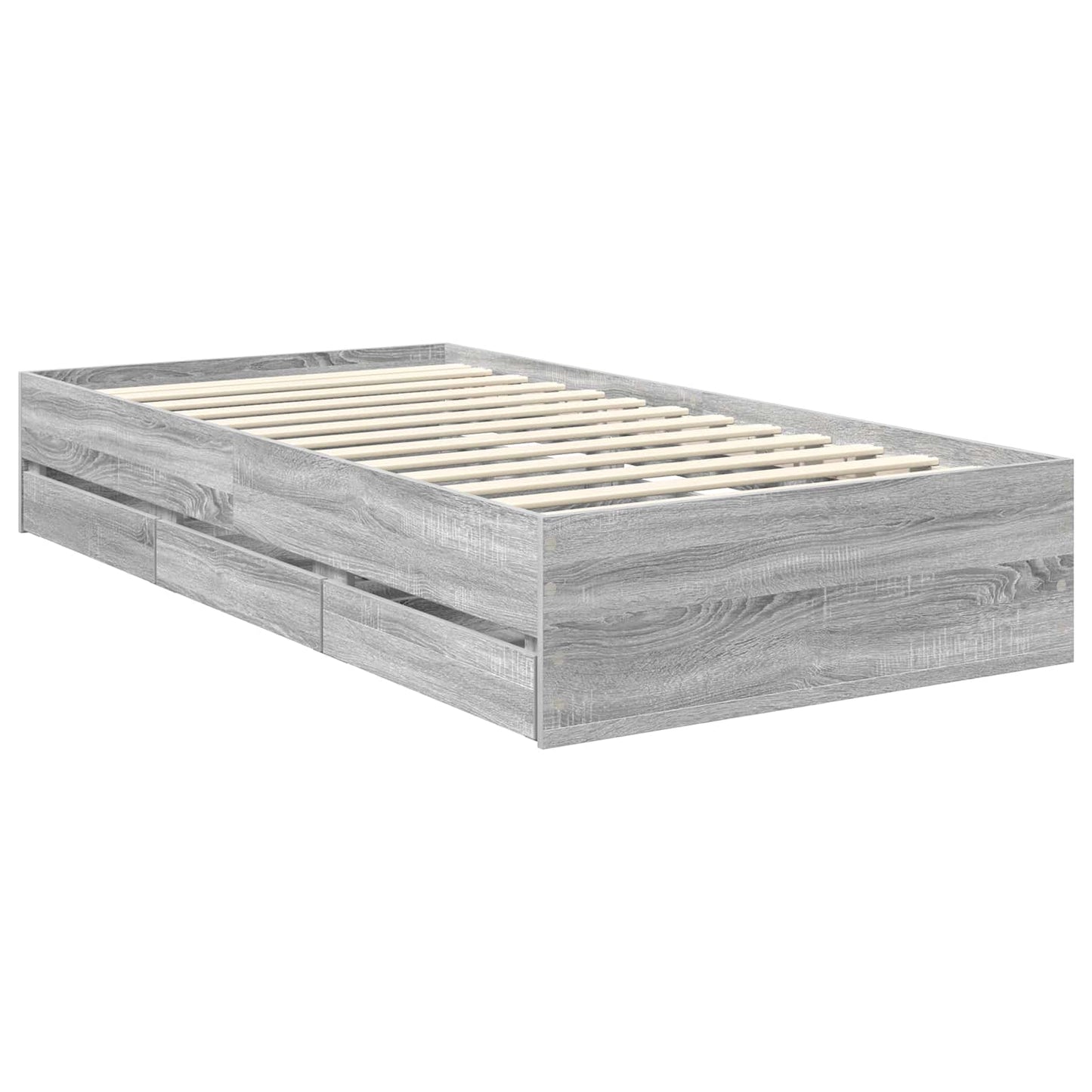 Bed Frame Grey Sonoma Engineer Wood