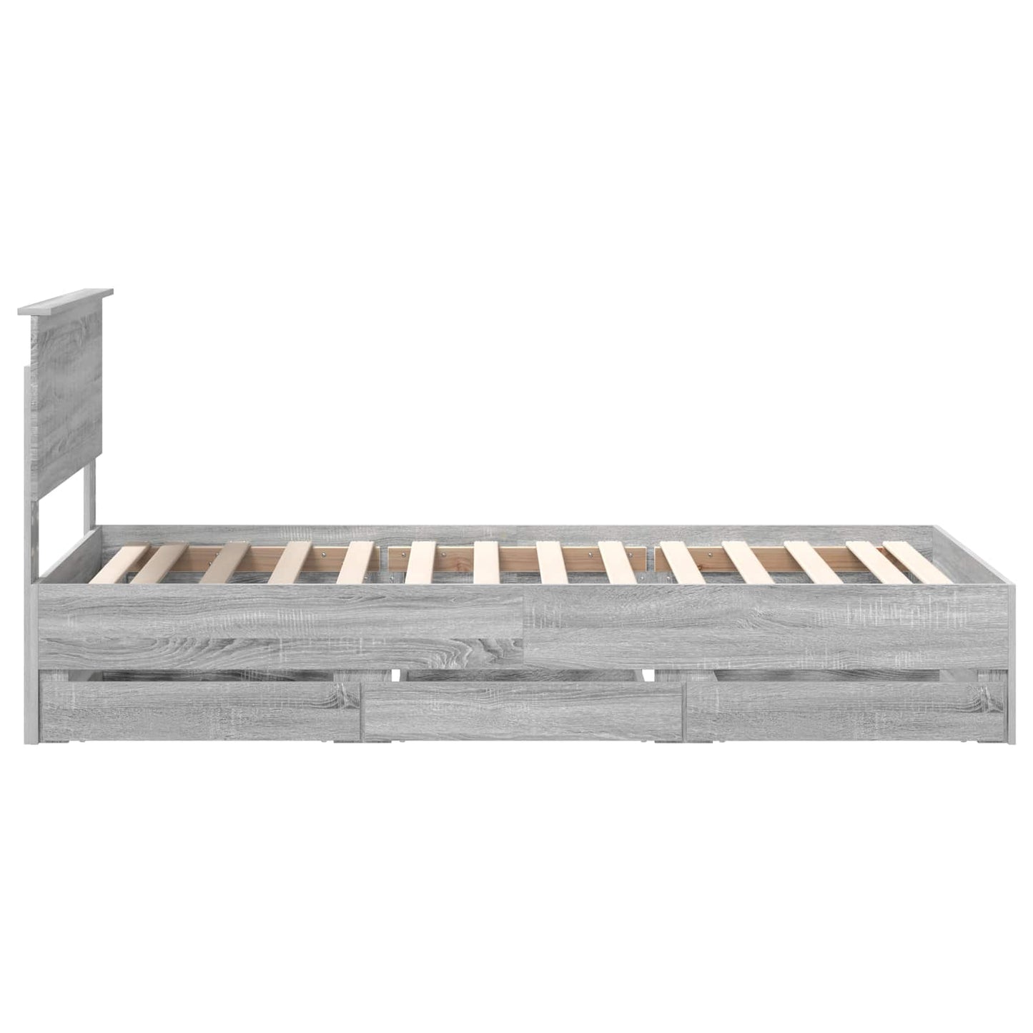Bed Frame Grey Sonoma Engineer Wood