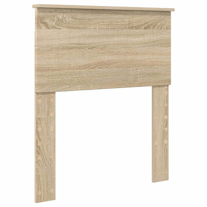 Storage Bed with Drawer Sonoma Oak 75 x 190 cm Engineered Wood