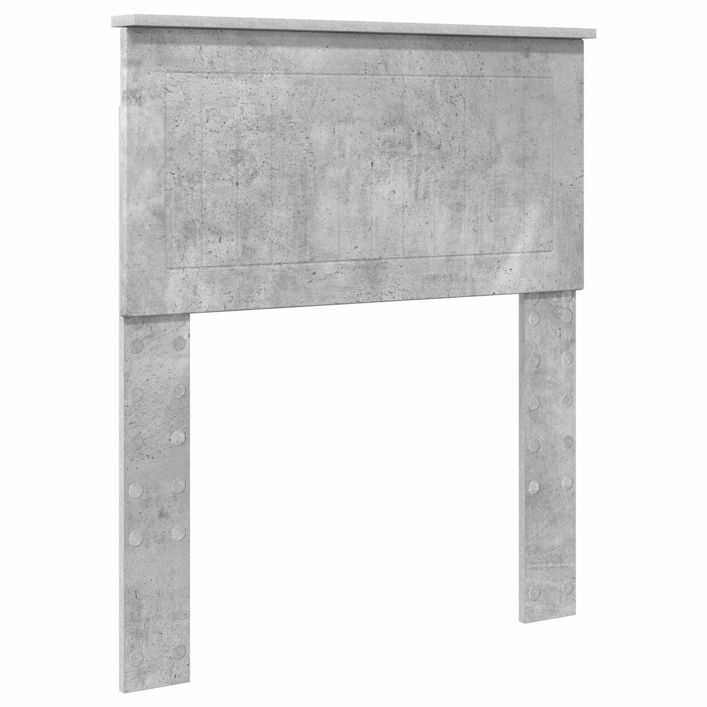 Storage Bed Concrete Grey 75 x 190 cm Engineered Wood