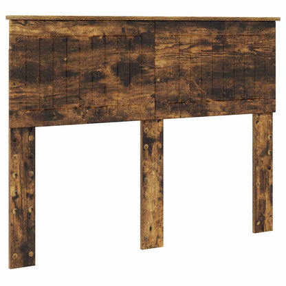 Bed Frame with Drawer Smoked Oak 120 x 200 cm Engineered Wood