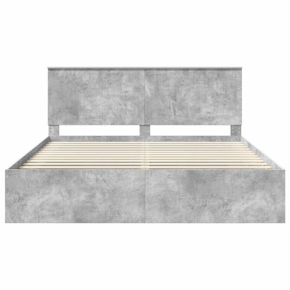 Bed Frame with Headboard Concerte 180 x 200 cm Solid Pine Wood