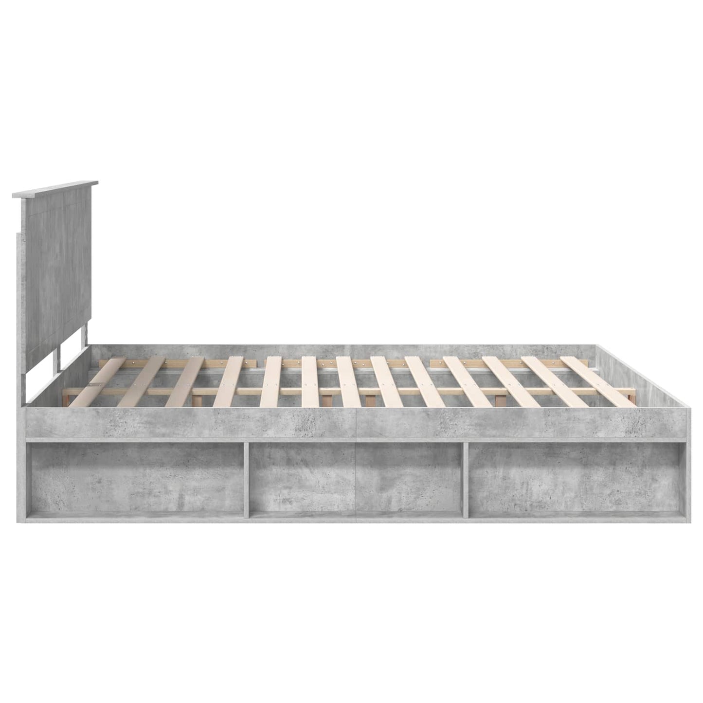 Bed Frame with Headboard Concerte 180 x 200 cm Solid Pine Wood