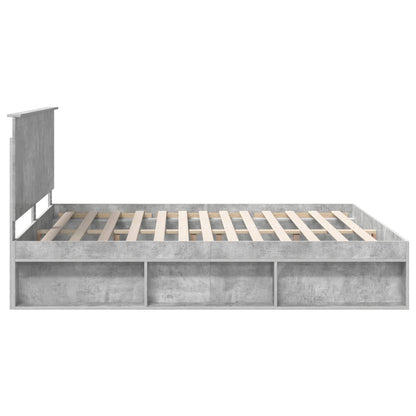 Bed Frame with Headboard Concerte 180 x 200 cm Solid Pine Wood