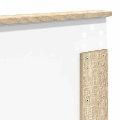 Bed Frame with Headboard Sonoma 120 x 200 cm Solid Pine Wood