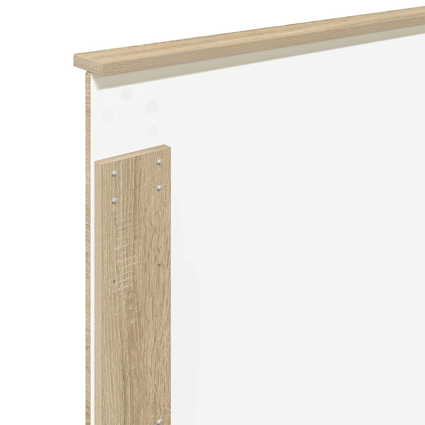 Bed Frame with Headboard Sonoma 100 x 200 cm Solid Pine Wood