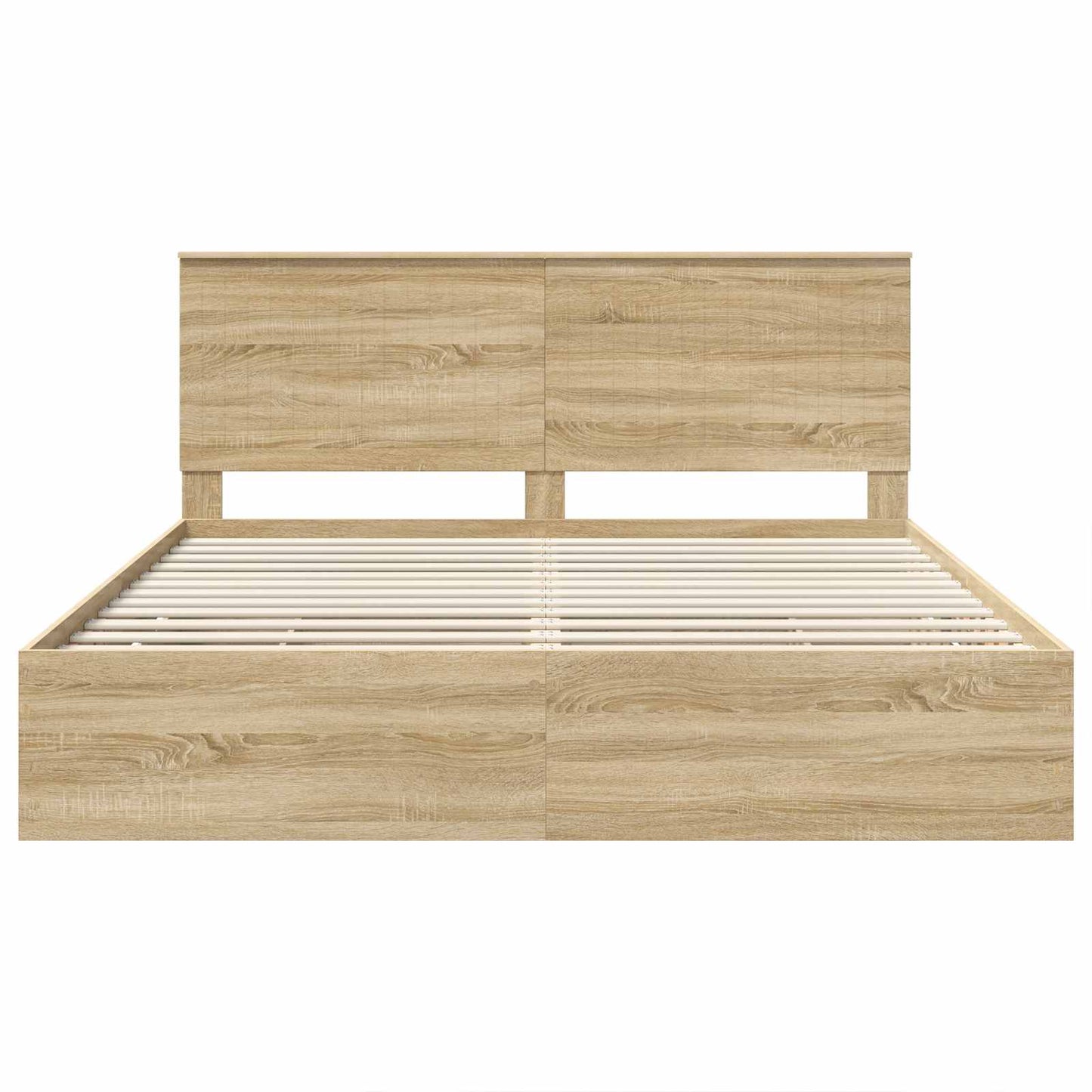 Bed Frame with Drawer Sonoma Oak 180 x 200 cm Engineer Wood