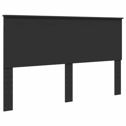 Bed Frame with Drawer Black 160 x 200 cm Engineer Wood