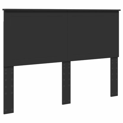 Bed Frame with Drawer Black 140 x 200 cm Engineer Wood